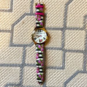 Betsey Johnson Floral Watch